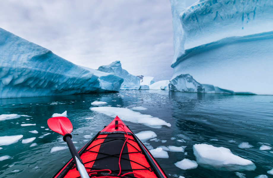 Kayaking in Antarctica