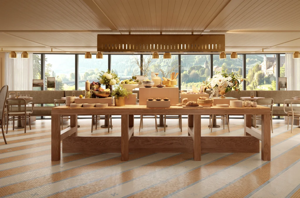 Render of Gruner Bar on APT Ostara