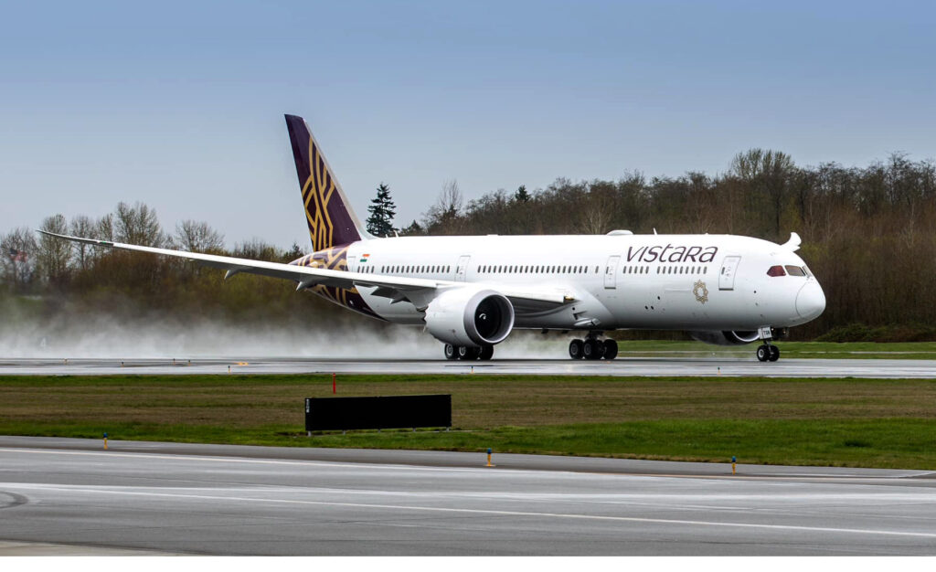 Vistara Boeing 787-9 Dreamliner