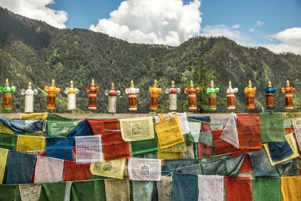Prayer Flags on the way to Taktsang