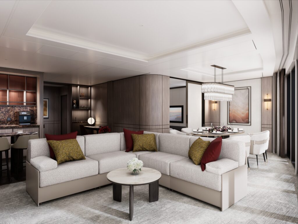 Ritz Carlton Yacht Collection Luminara Owner's Suite.