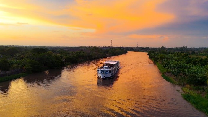 AmaWaterways on Magdalena River in Colombia