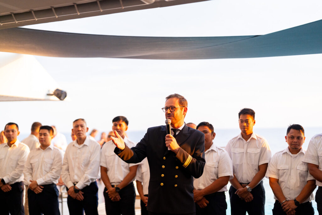 Captain Thomas Mc Candless of Dumont D'Urville. Photo: Harmeet Sehgal