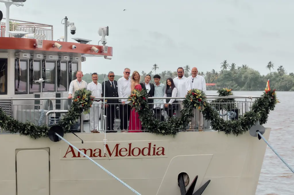 AmaWaterways AmaMelodia Christening